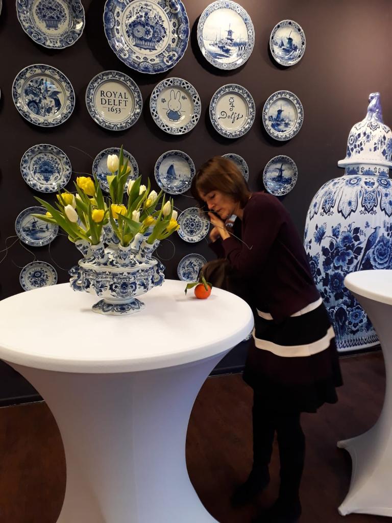 Christy de Back bij Royal Delft